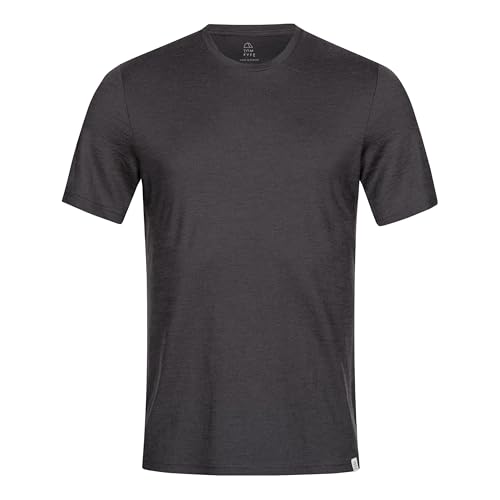 TOM FYFE Merino T-Shirt Herren Anthrazit M | 100% Merinowolle | Made in Europe von TOM FYFE