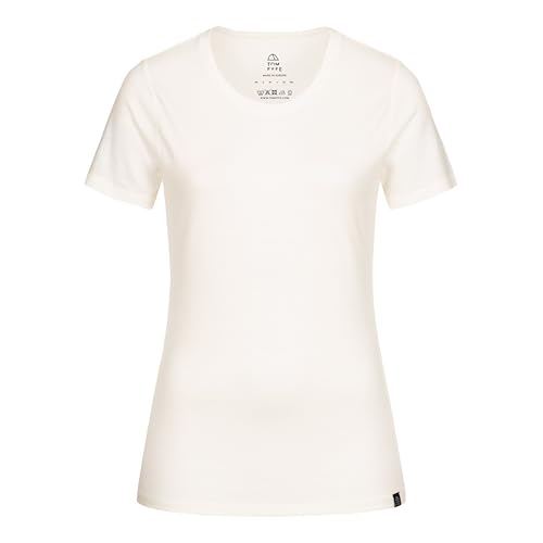 TOM FYFE Premium Merino T-Shirt Slim Fit Damen Wollweiss 200 / 2XL | Made in Europe von TOM FYFE