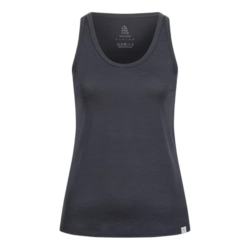 TOM FYFE Merino Tank-Top Damen Anthrazit/M | Made in Europe von TOM FYFE