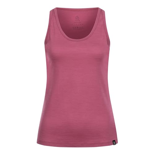 TOM FYFE Merino Tank-Top Damen Brombeere/M | Made in Europe von TOM FYFE