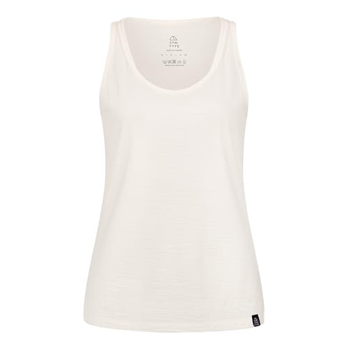 TOM FYFE Merino Tank-Top Damen Wollweiss/XL | Made in Europe von TOM FYFE