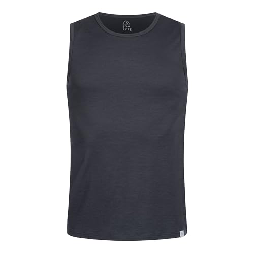 TOM FYFE Merino Tank-Top Herren Anthrazit/L | Made in Europe von TOM FYFE