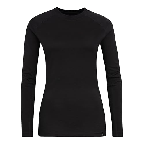 TOM FYFE Premium Merino Activewear Langarm Damen Schwarz/S | Made in Europe von TOM FYFE