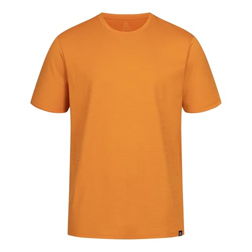 TOM FYFE Premium Merino T-Shirt Regular Fit Kurkuma/XL | Made in Europe von TOM FYFE