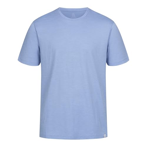 TOM FYFE Premium Merino T-Shirt Regular Fit Steel Blue / 2XL | Made in Europe von TOM FYFE