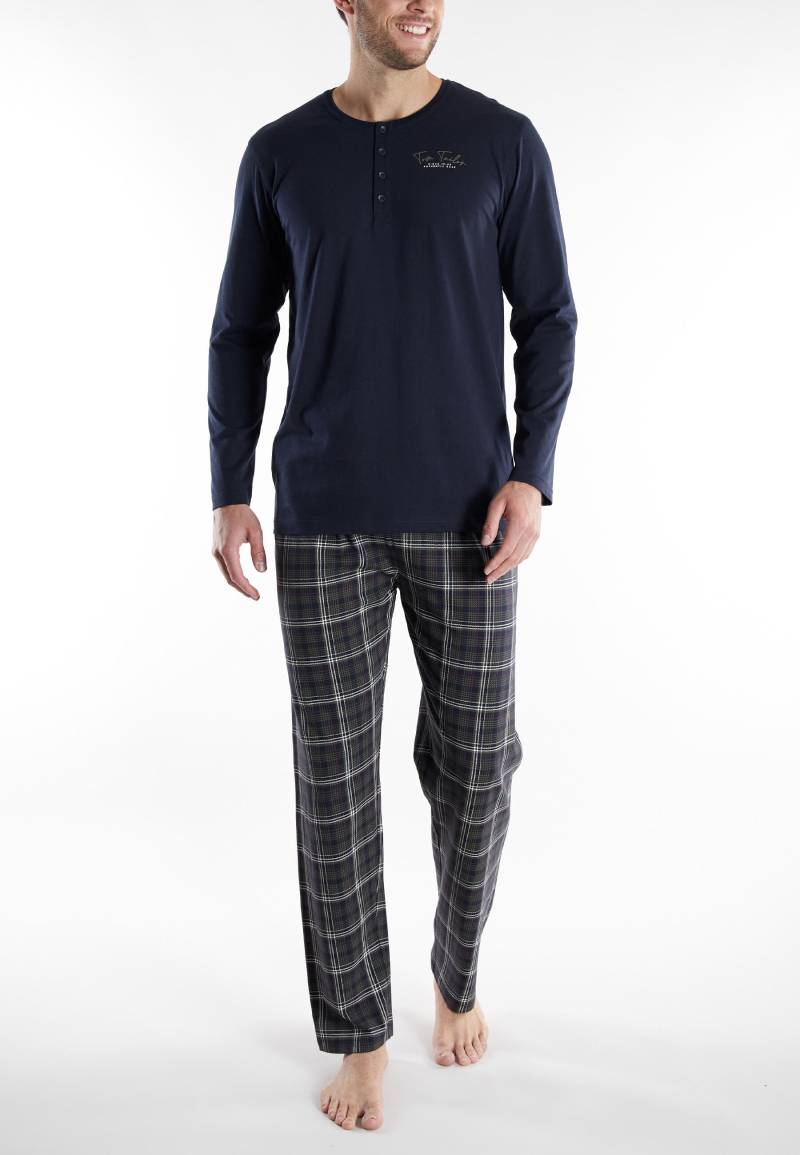 TOM TAILOR BODYWEAR - Nachtwäsche Männlich blau-mittel-karo - Gr. - 54 von TOM TAILOR BODYWEAR