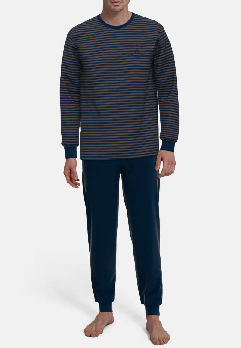 TOM TAILOR BODYWEAR - Nachtwäsche Männlich braun-dunkel-ringel - Gr. - 50 von TOM TAILOR BODYWEAR