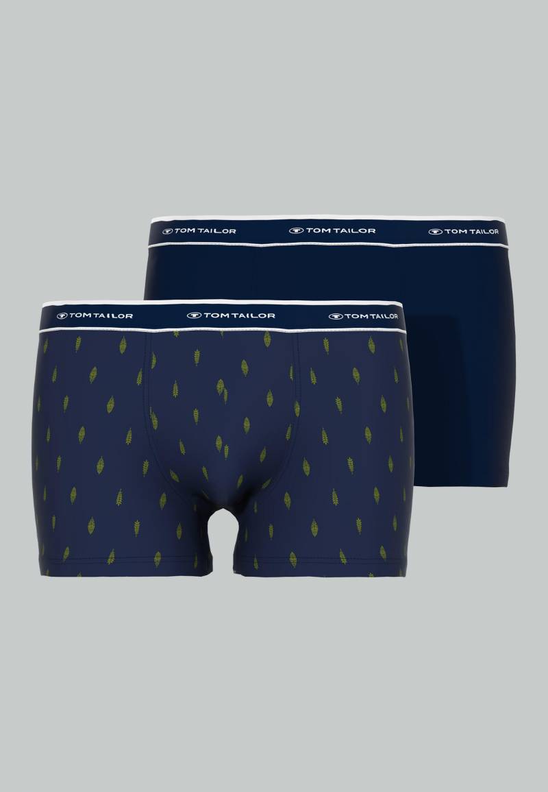 TOM TAILOR BODYWEAR - TOM TAILOR Herren Hip Pants 2er Pack blau-dunkel-multicolor1 - Gr. - XL von TOM TAILOR BODYWEAR