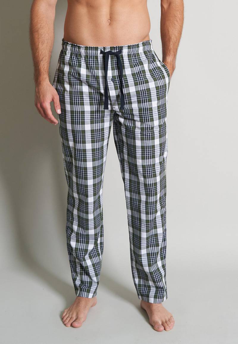 TOM TAILOR BODYWEAR - TOM TAILOR Herren Lange-Hose kariert 1er Pack grün-mittel-karo - Gr. - 54 von TOM TAILOR BODYWEAR