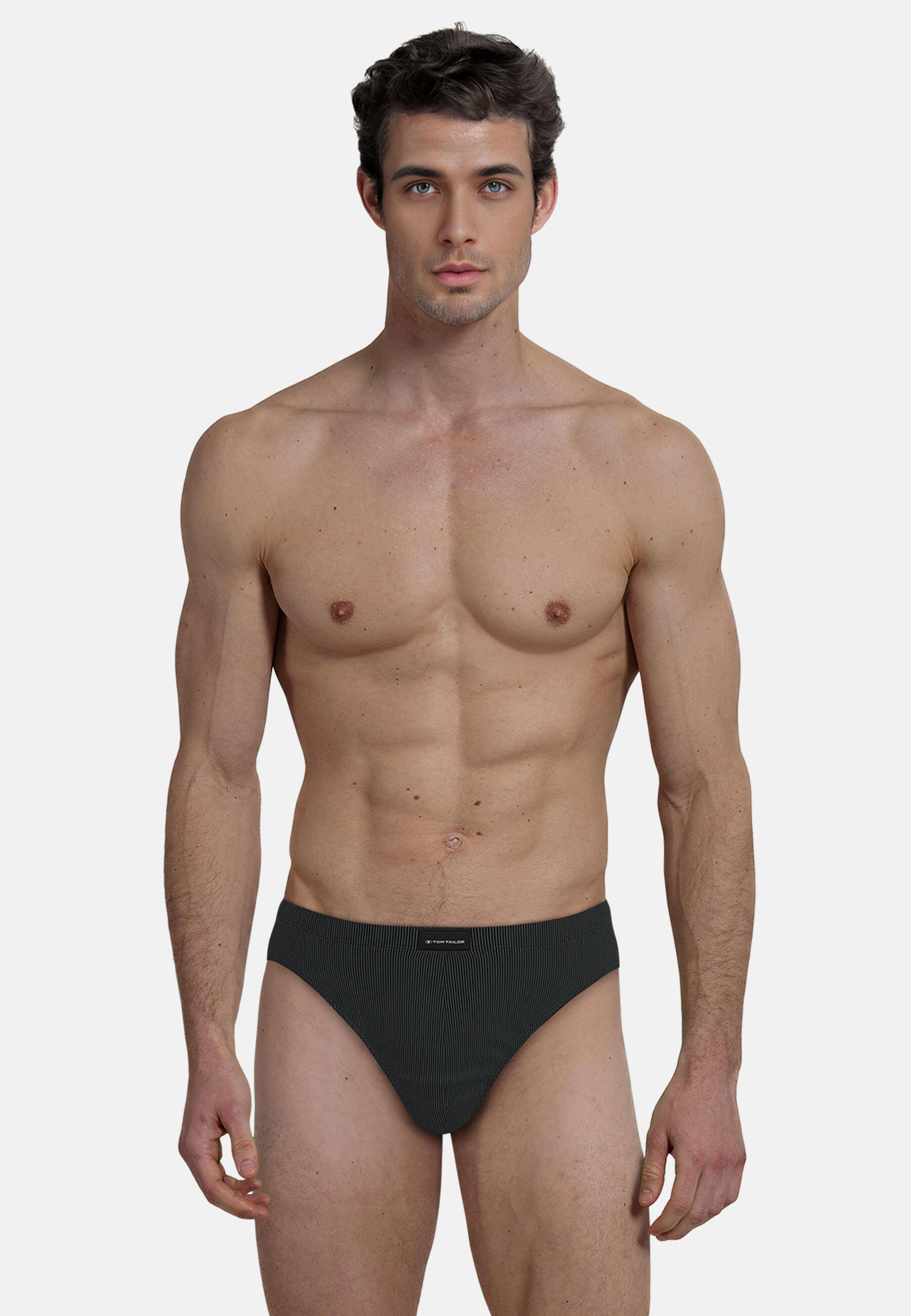 TOM TAILOR BODYWEAR - TOM TAILOR Herren Mini-Slip längsgestreift 1er Pack black - Gr. - XL von TOM TAILOR BODYWEAR