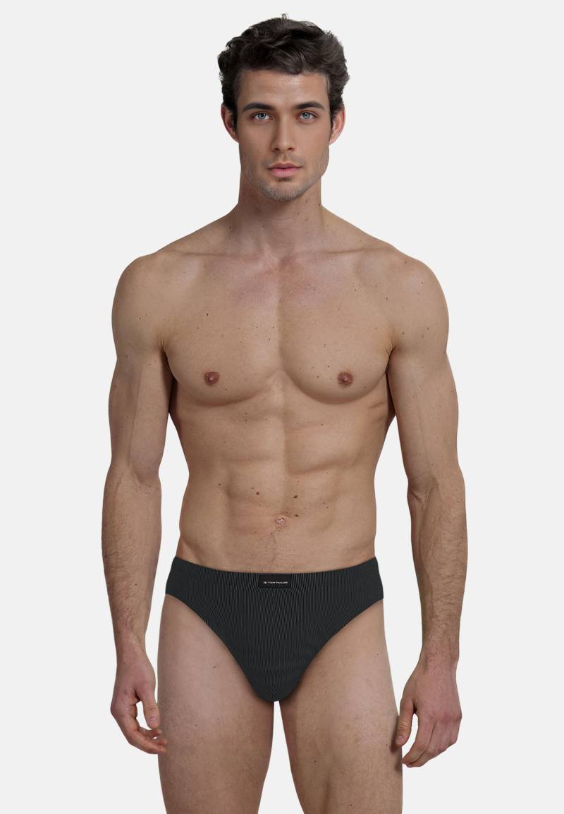 TOM TAILOR BODYWEAR - TOM TAILOR Herren Mini-Slip längsgestreift 1er Pack black - Gr. - XL von TOM TAILOR BODYWEAR