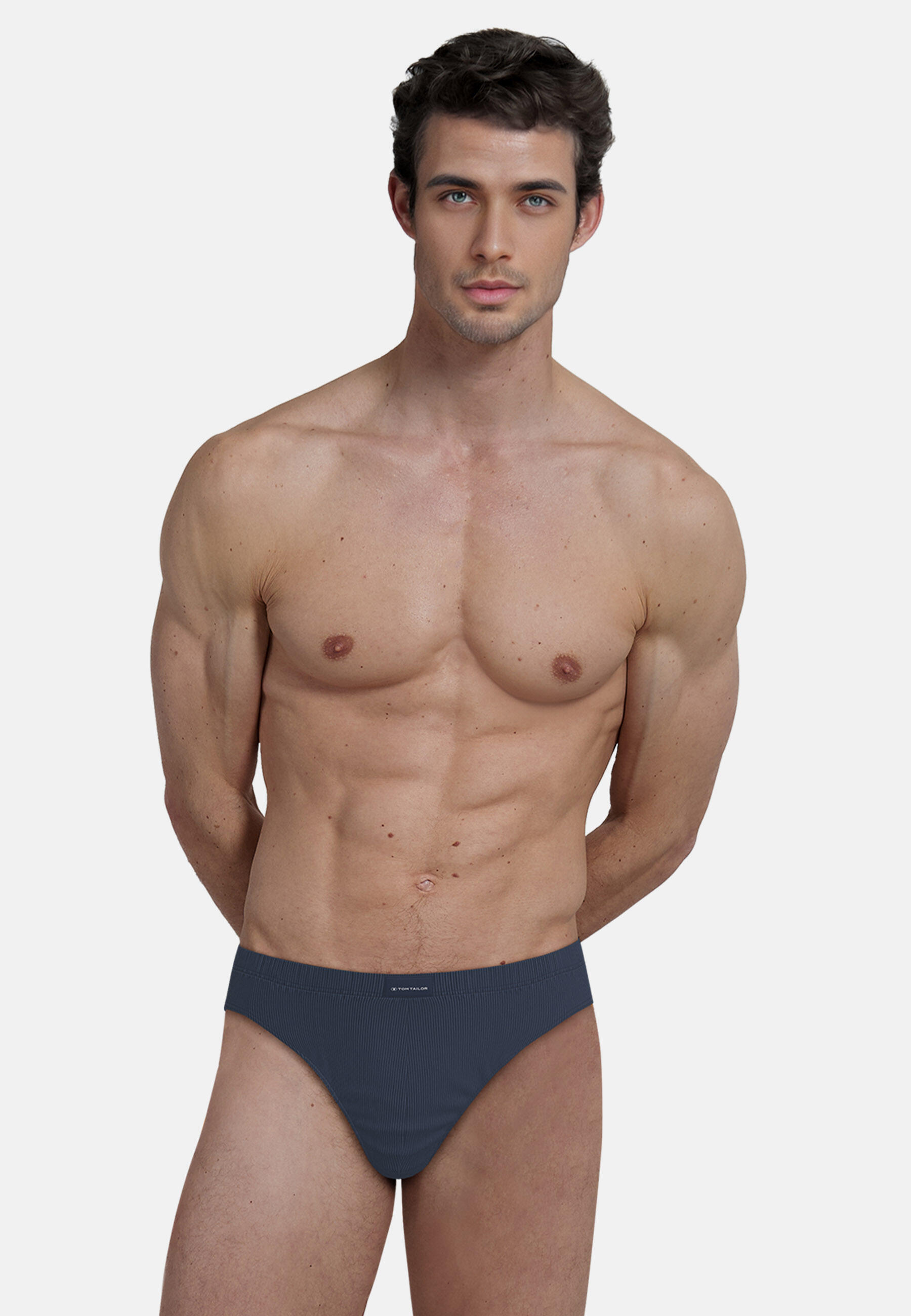 TOM TAILOR BODYWEAR - TOM TAILOR Herren Mini-Slip längsgestreift 1er Pack navy - Gr. - M von TOM TAILOR BODYWEAR