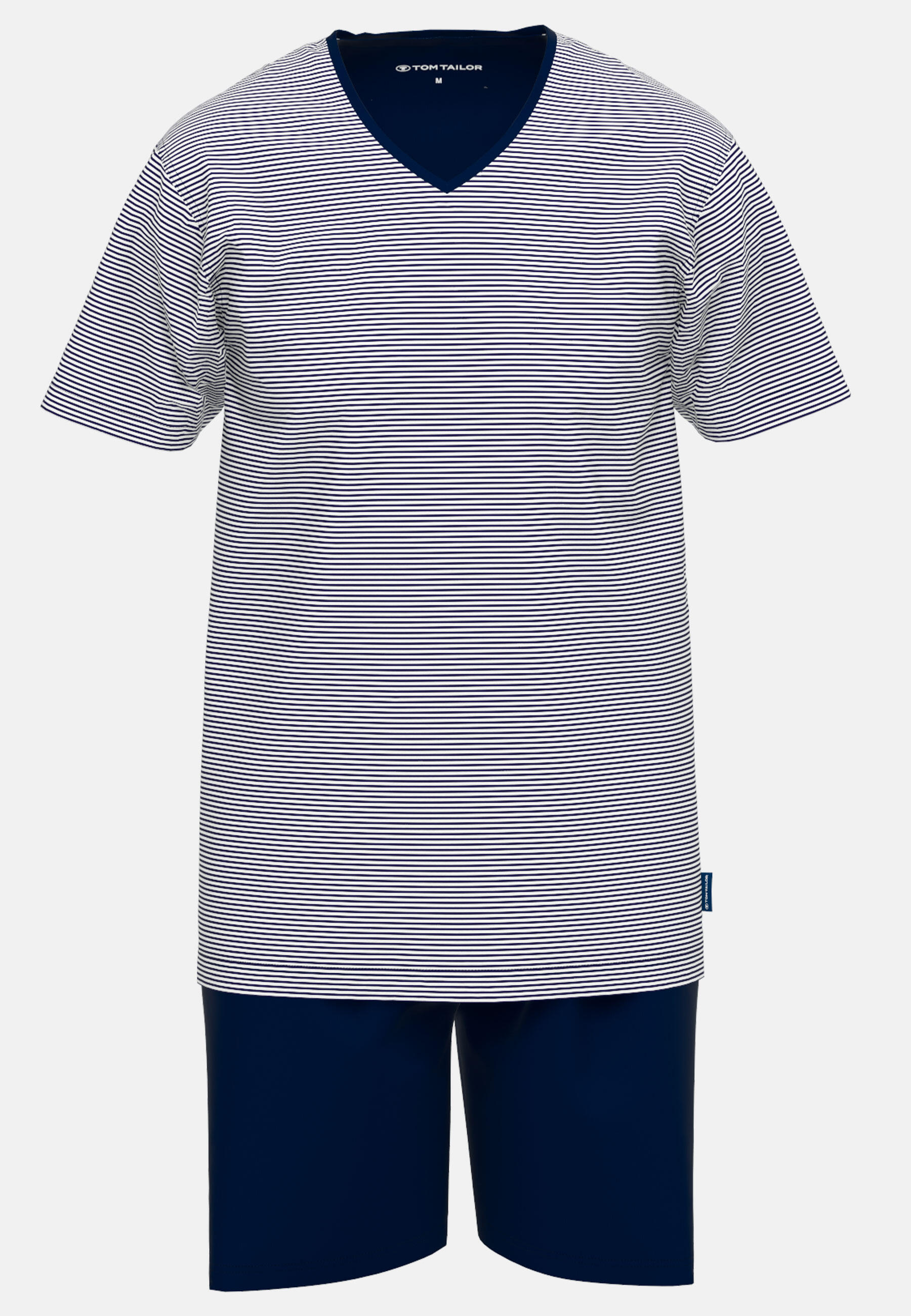 TOM TAILOR BODYWEAR - TOM TAILOR Herren Shorty quergestreift 1er Pack blau-dunkel-ringel - Gr. - 56 von TOM TAILOR BODYWEAR