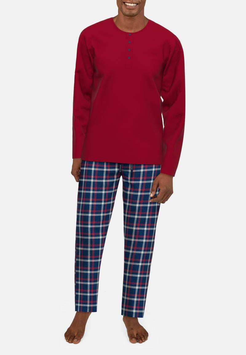 TOM TAILOR BODYWEAR - TOM TAILOR Herren T-Shirt uni 1er Pack rot-mittel-uni - Gr. - 48 von TOM TAILOR BODYWEAR