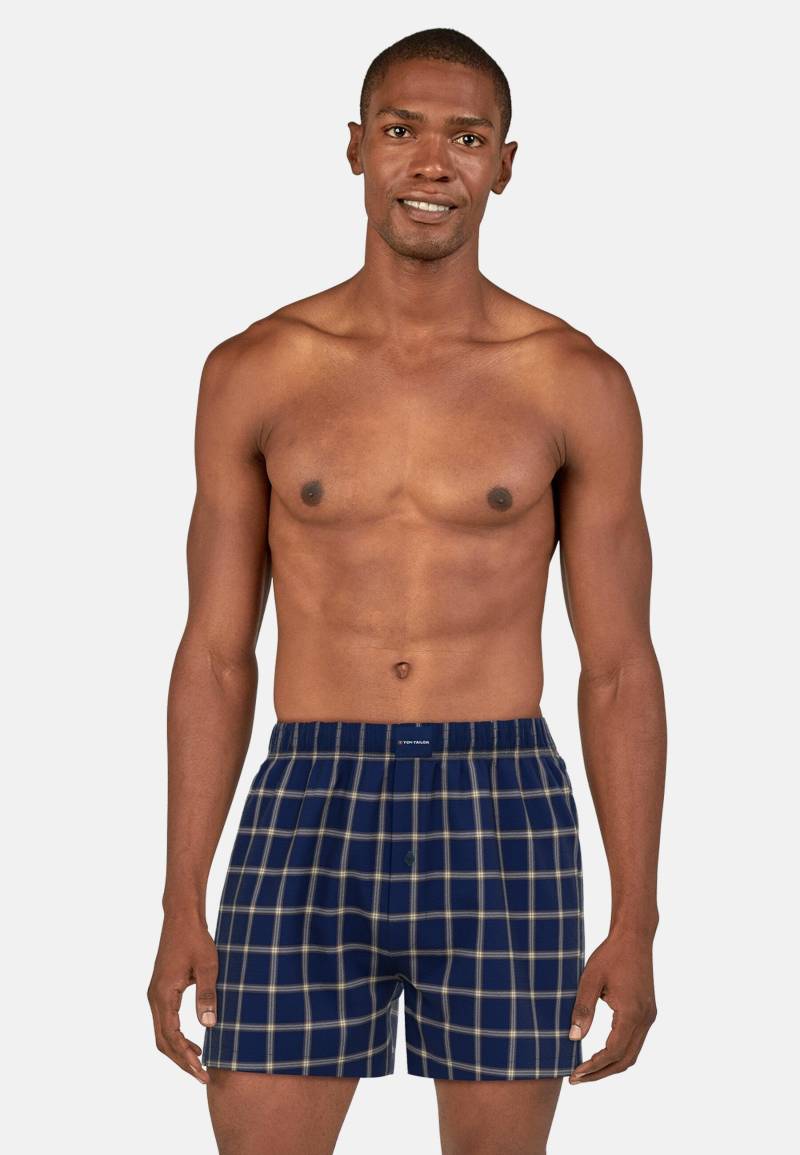 TOM TAILOR BODYWEAR - Wäsche Männlich blau-dunkel-karo - Gr. - 5 von TOM TAILOR BODYWEAR