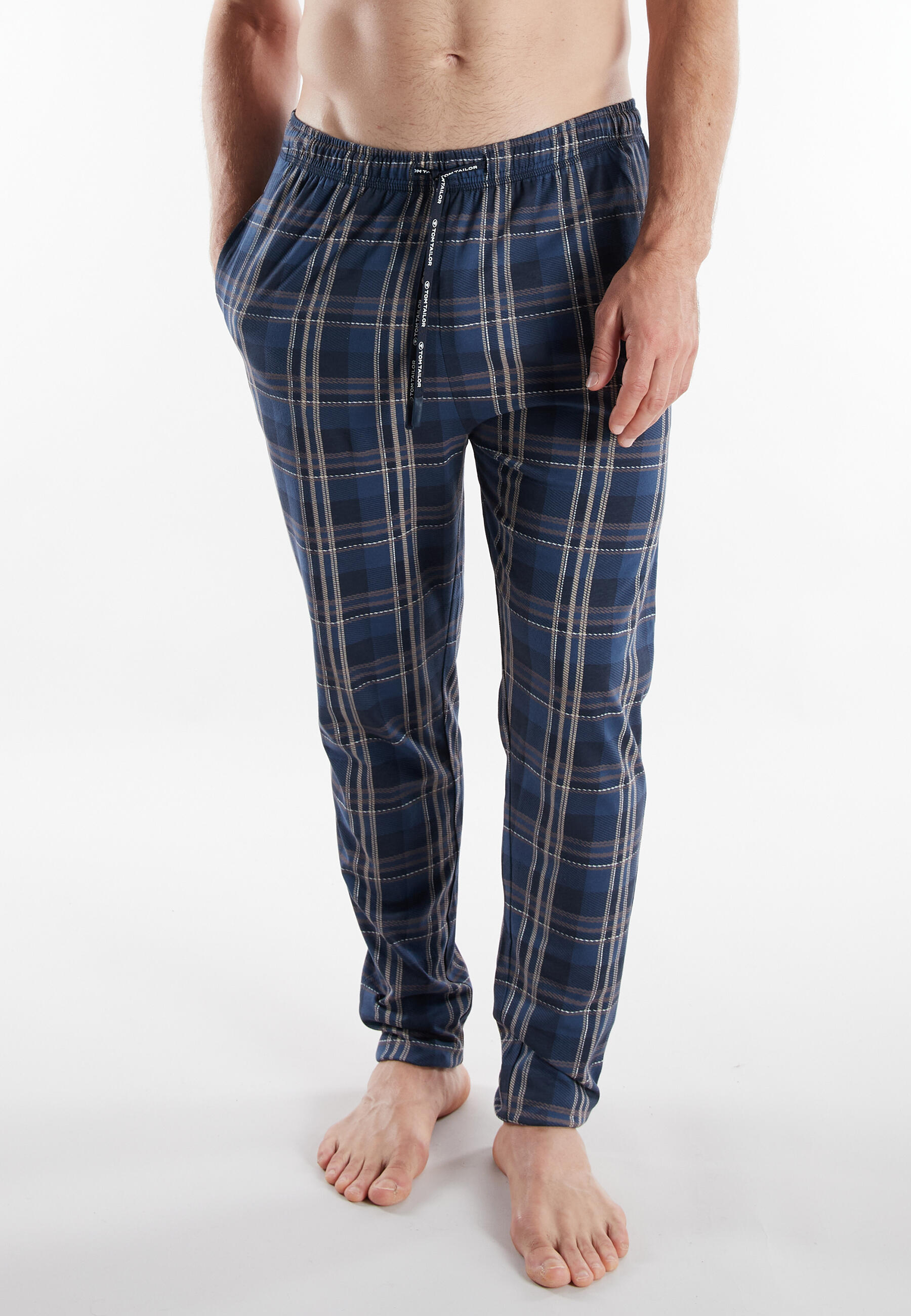 TOM TAILOR BODYWEAR - Wäsche Männlich blau-mittel-karo - Gr. - 102 von TOM TAILOR BODYWEAR