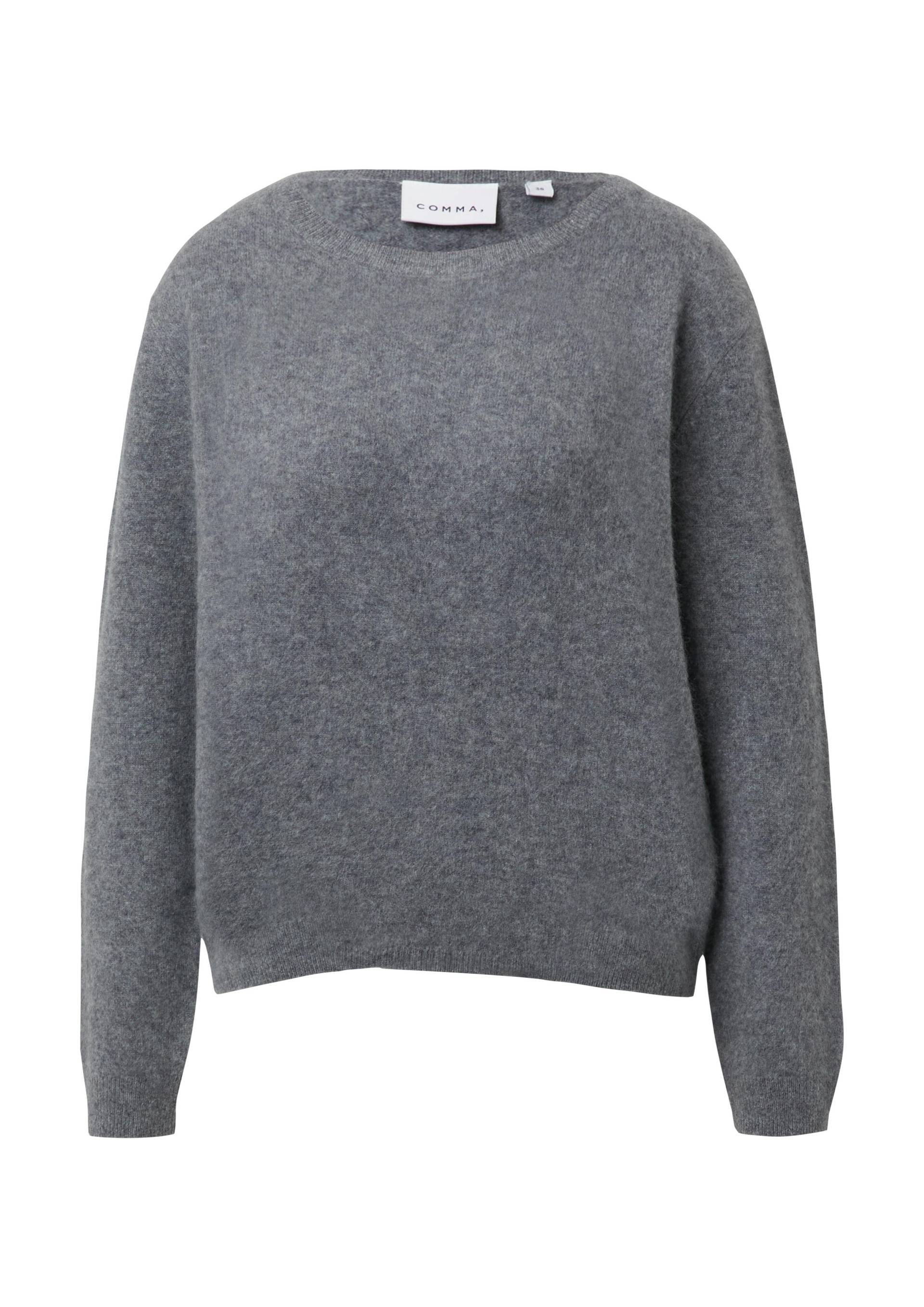 comma - Strickpullover grau - Gr. - 42 von comma