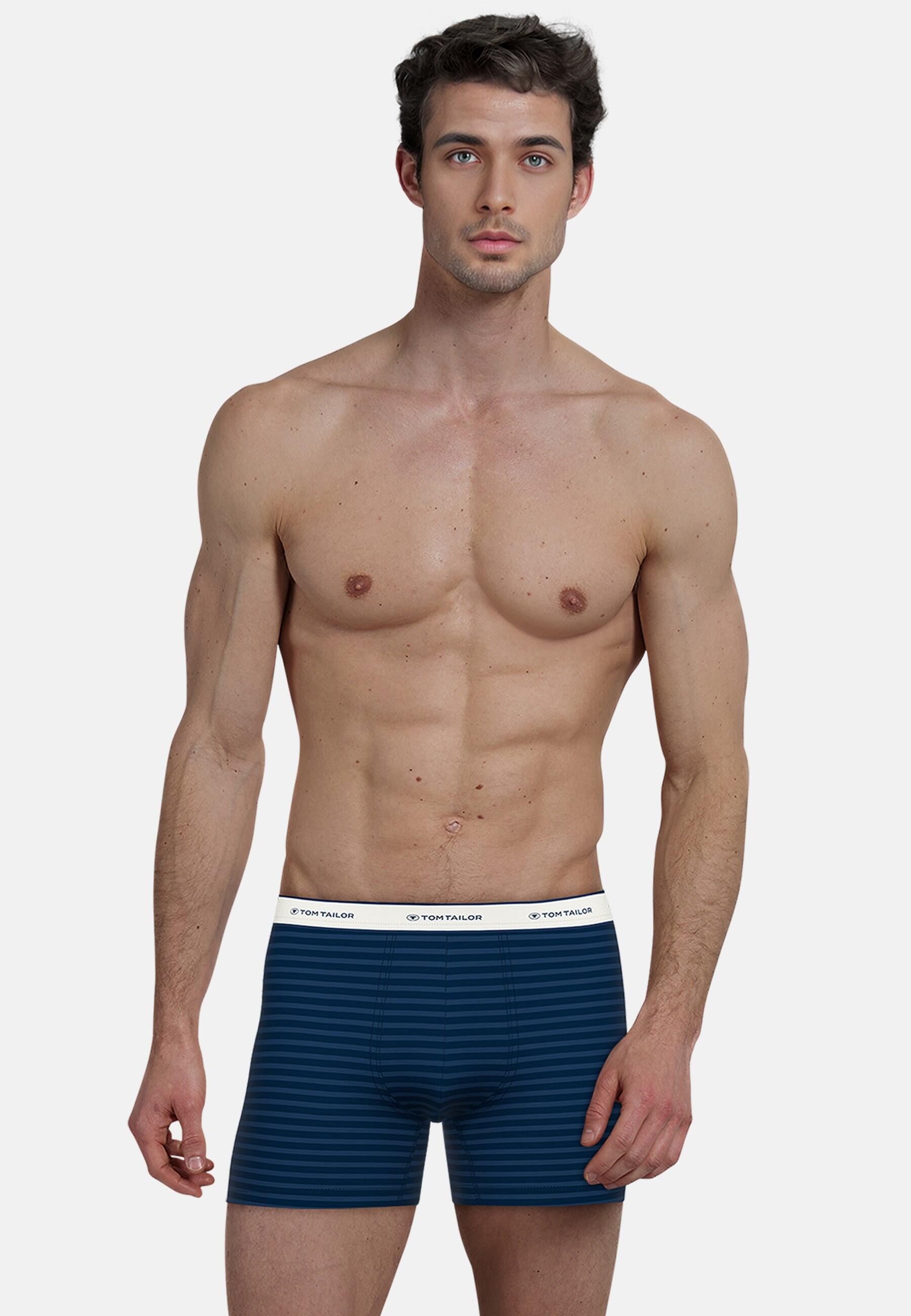 TOM TAILOR BODYWEAR - Wäsche Männlich blau-mittel-ringel - Gr. - 5 von TOM TAILOR BODYWEAR