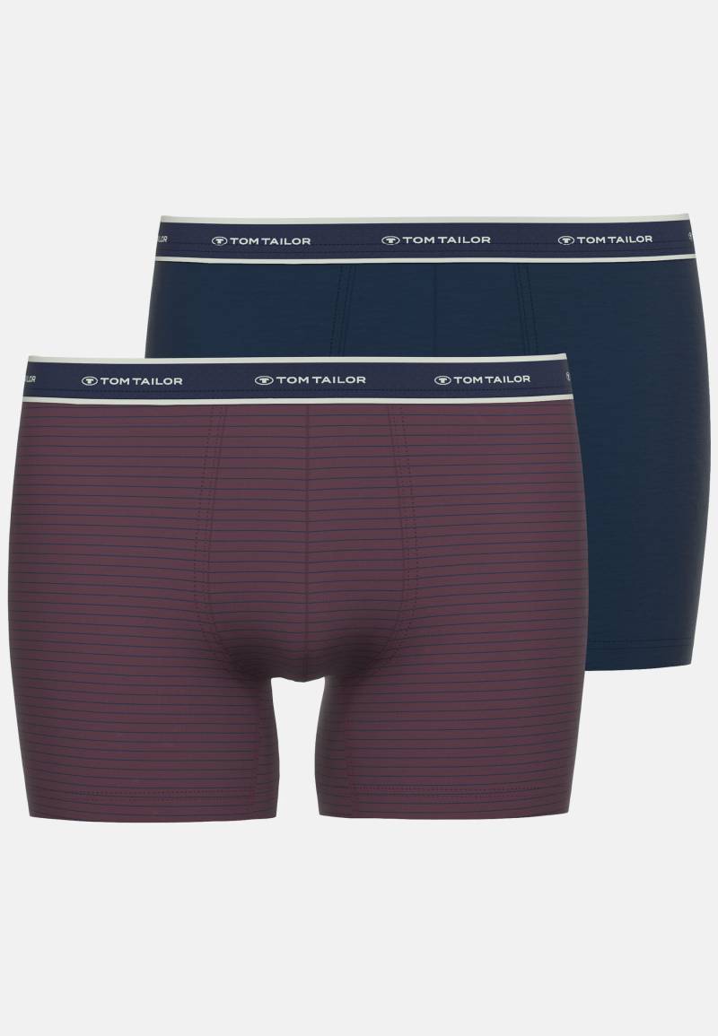 TOM TAILOR BODYWEAR - Wäsche Männlich rot-dunkel-ringel - Gr. - 5 von TOM TAILOR BODYWEAR