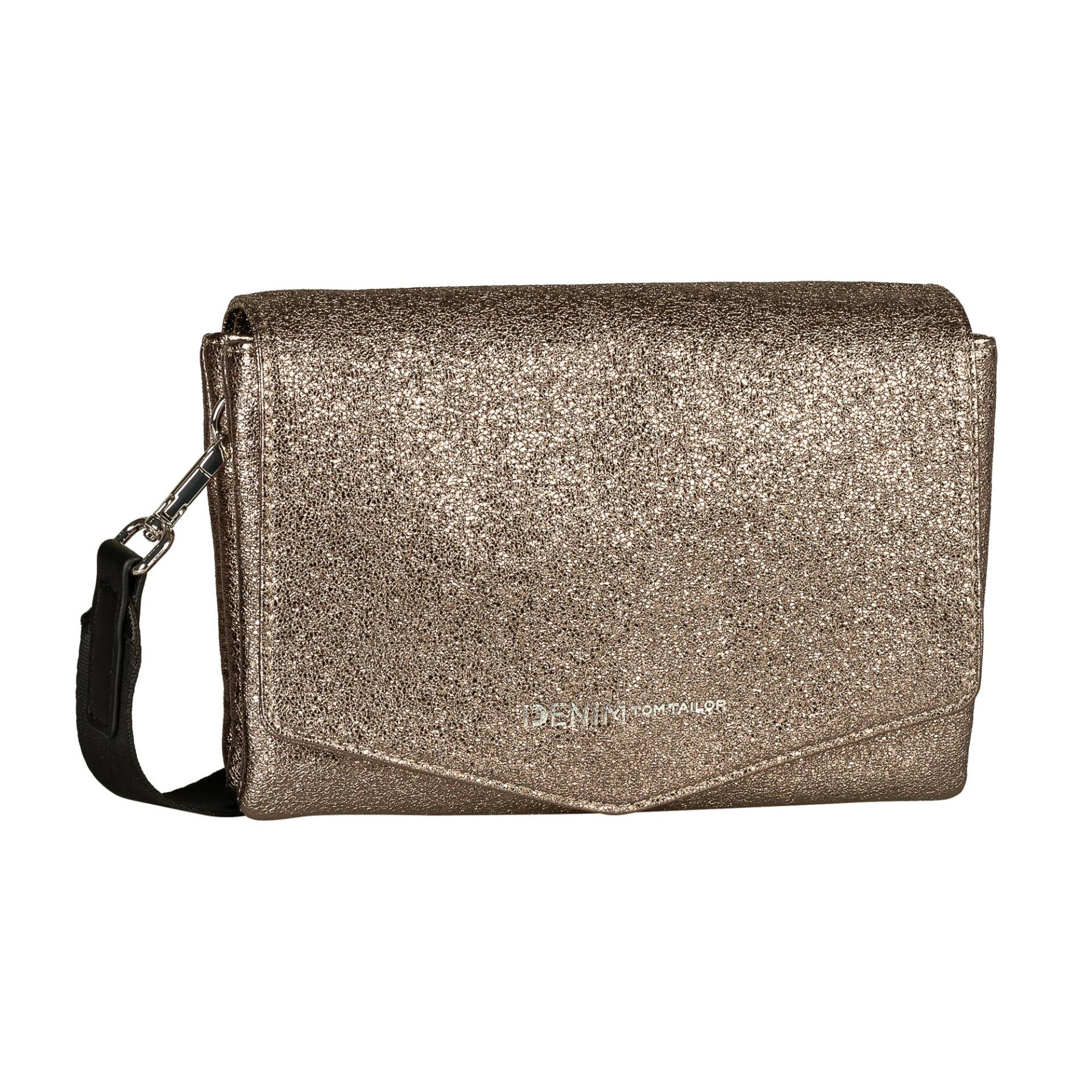 TOM TAILOR DENIM BAGS - Quinn metallic taupe - Gr. - S von TOM TAILOR DENIM BAGS