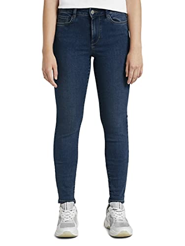TOM TAILOR Denim Damen Nela Extra Skinny Jeans, 10119 - Used Mid Stone Blue Denim, M/32 von TOM TAILOR Denim