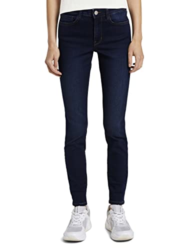 TOM TAILOR Denim Damen Nela Extra Skinny Jeans, 10120 - Used Dark Stone Blue Denim, S/32 von TOM TAILOR Denim