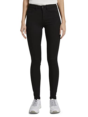 TOM TAILOR Denim Damen Nela Extra Skinny Jeans, 10240 - Black Denim, 28W / 30L, Taille (cm) 68-80; Hüfte (cm) 94-96 TOM TAILOR Denim Damen Nela Extra Skinny Jeans, 10240 - Black Denim, 28W / 30L, Taille (cm) 68-80; Hüfte (cm) 94-96 von TOM TAILOR Denim