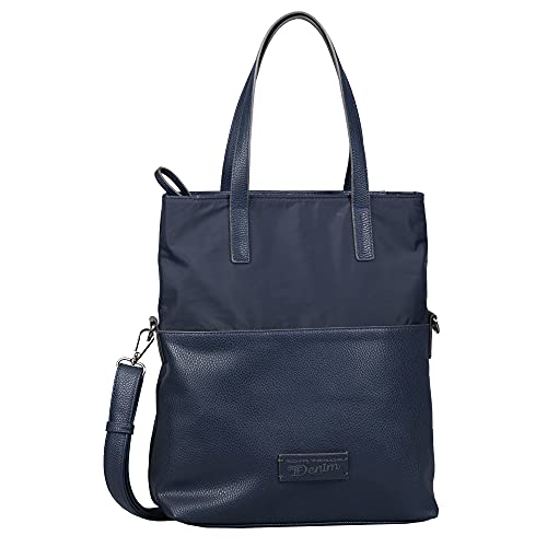 Denim TOM TAILOR bags CALA Damen Shopper L, dark blue, 28x11x34 von TOM TAILOR