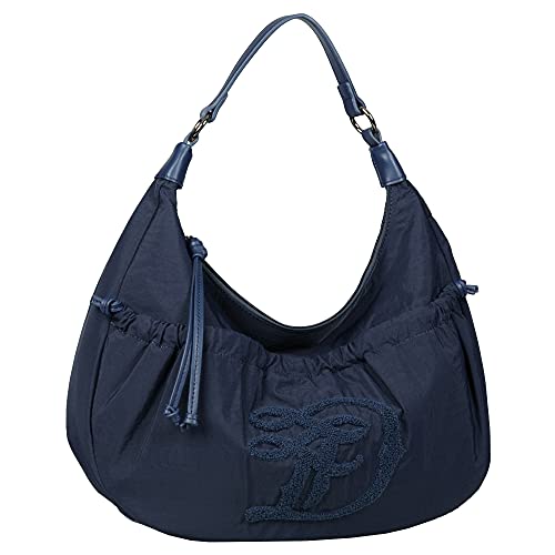 Denim TOM TAILOR bags WYONA Damen Schultertasche one size, dark blue, 39x11.5x26.5 von TOM TAILOR
