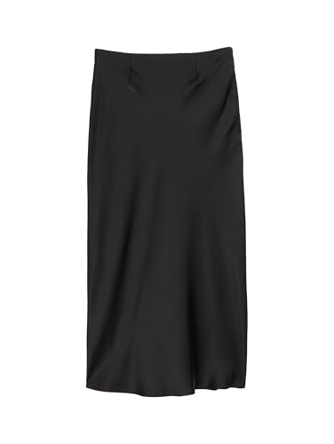 TOM TAILOR Denim 1047737 Midi Rock, 14482-Deep Black, M von TOM TAILOR Denim