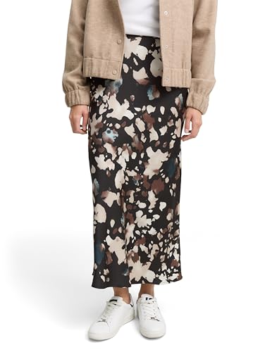 TOM TAILOR Denim 1047737 Midi Rock, 38387-Abstract Print, XL von TOM TAILOR Denim