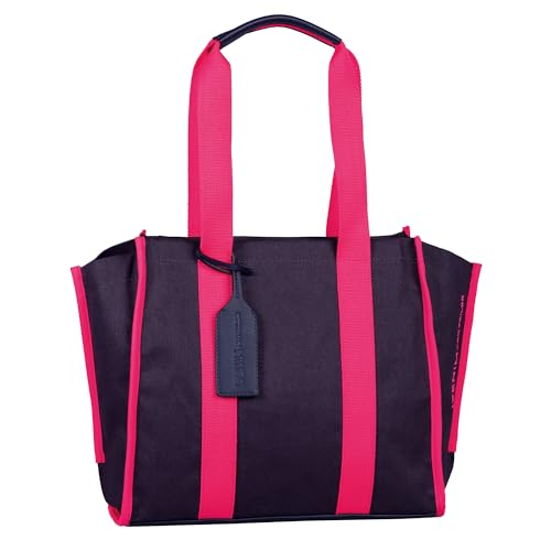 TOM TAILOR Denim Alani Damen Shopper Umhängetasche Reißverschluss Groß Blau von TOM TAILOR Denim