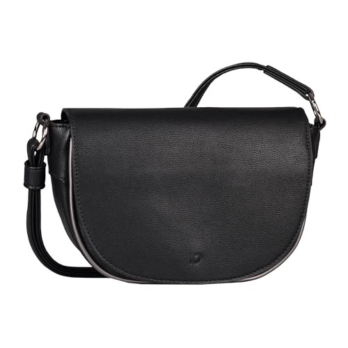 TOM TAILOR Denim Alessa Damen Satteltasche Umhängetasche Klein Schwarz von TOM TAILOR Denim