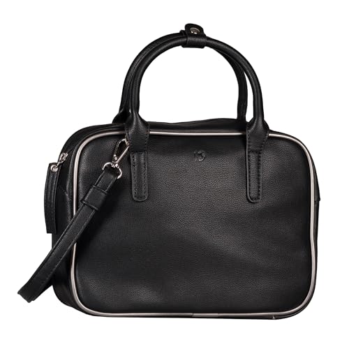 TOM TAILOR Denim Alessa Damen Umhängetasche Handtasche Mittelgroß Schwarz von TOM TAILOR Denim