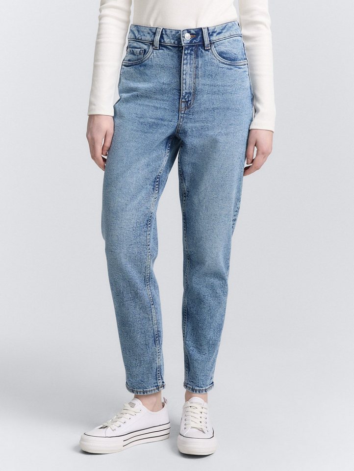 TOM TAILOR Denim Ankle-Jeans Jeanshosen TTLINLEY MOM High Waist Ankle Jeans von TOM TAILOR Denim