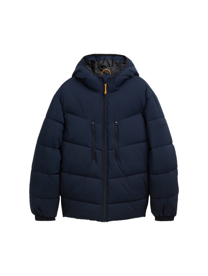 TOM TAILOR Denim Anorak Pufferjacke mit Kapuze - Regular Fit von TOM TAILOR Denim
