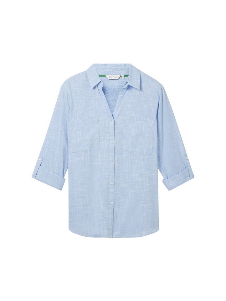 TOM TAILOR Denim Blusenshirt blouse with slub structure von TOM TAILOR Denim
