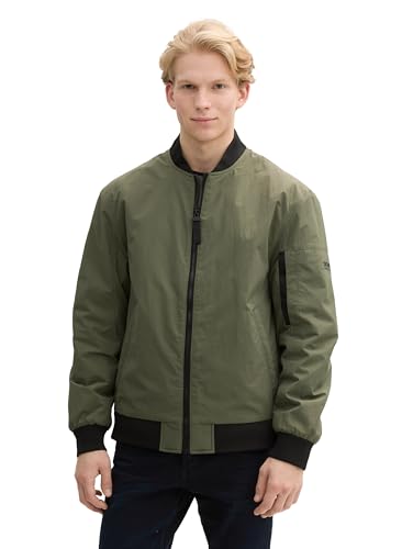 TOM TAILOR Denim Bomberjacke mit Taschen, sky captain blue, S von TOM TAILOR Denim