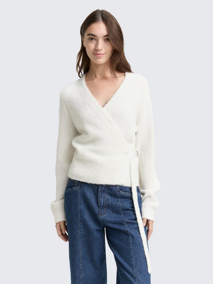 TOM TAILOR Denim Cardigan Pullover & Strickjacken Relaxed Fit Wrap Cardigan TOM TAILOR Denim Cardigan Pullover & Strickjacken Relaxed Fit Wrap Cardigan von TOM TAILOR Denim