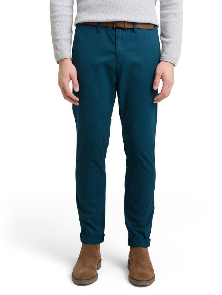 TOM TAILOR Denim Chinohose mit Gürtel von TOM TAILOR Denim