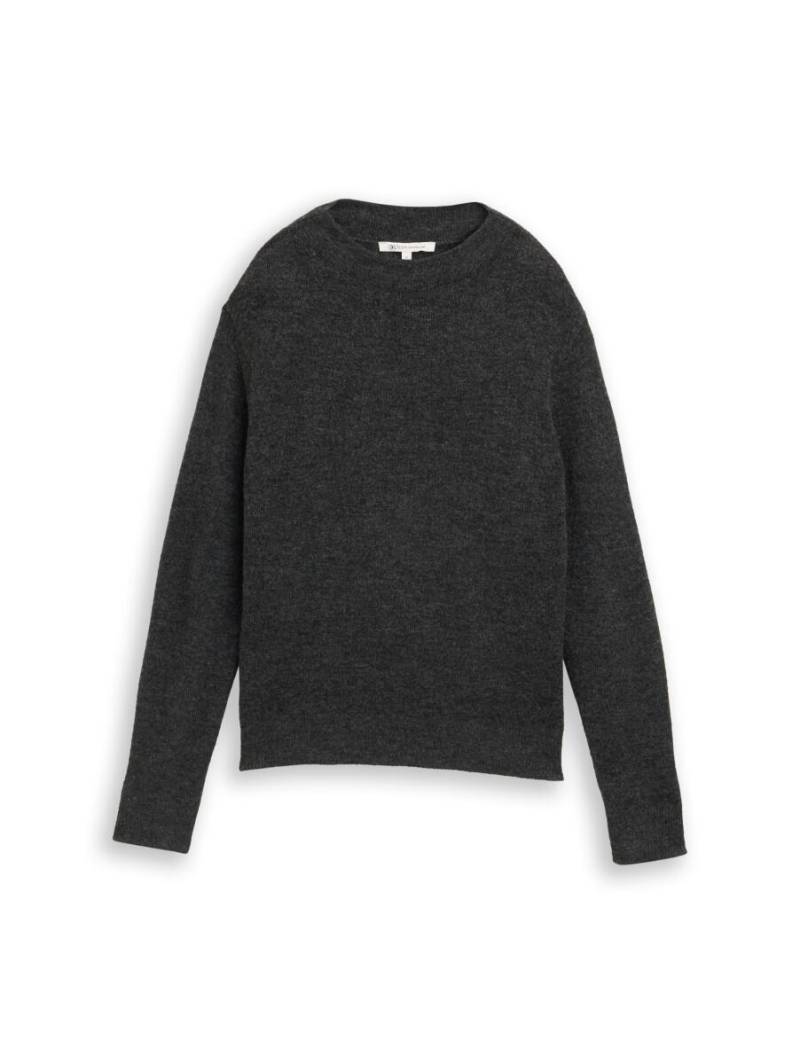 TOM TAILOR Denim - Cosy Strickpullover grau - Gr. - XS von TOM TAILOR Denim