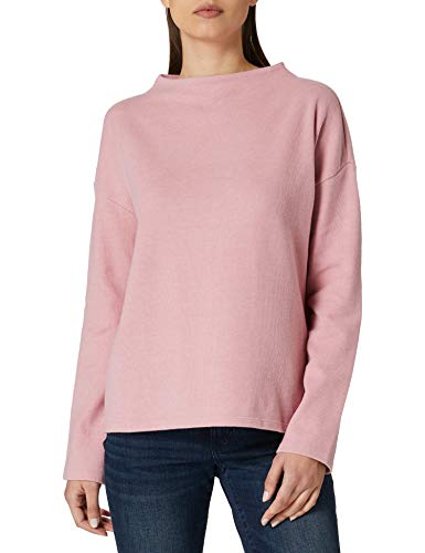 TOM TAILOR Denim Damen 1023954 Brushed Sweatshirt, Cozy Rose, S von TOM TAILOR Denim