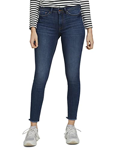 TOM TAILOR Damen Jona Extra Skinny Jeanshose 1023970, 10119 - Used Mid Stone Blue Denim, 28 von TOM TAILOR Denim