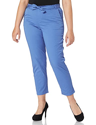 TOM TAILOR Denim Damen 1025234 Paperbag Hose, 26676-Mid Blue, M von TOM TAILOR Denim