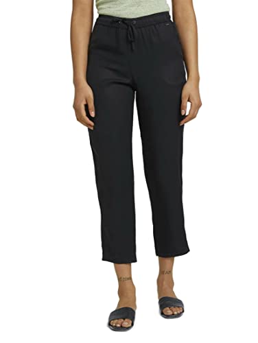 TOM TAILOR Denim Damen 1026577 Harem Stoffhose, 27142-Washed Black, M von TOM TAILOR Denim