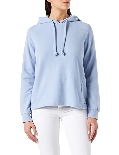 TOM TAILOR Denim Damen Basic Hoodie 1027687, 11486 - Brunnera Blue, L von TOM TAILOR Denim