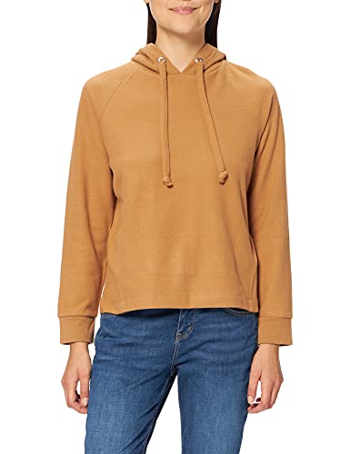 TOM TAILOR Denim Damen Basic Hoodie 1027687, 27474 - Soft Camel, S von TOM TAILOR Denim