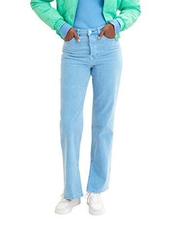 TOM TAILOR Denim Damen 1035417 Emma Straight Jeans, 18395-Rainy Sky Blue, 28 von TOM TAILOR Denim