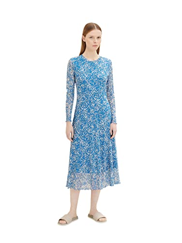 TOM TAILOR Denim Damen 1035709 Meshkleid mit Muster, 31338-Abstract Structure Print, S TOM TAILOR Denim Damen 1035709 Meshkleid mit Muster, 31338-Abstract Structure Print, S von TOM TAILOR Denim