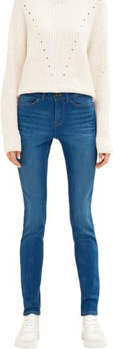 TOM TAILOR Denim Damen 1035758 NELA Extra Skinny Jeans, 10119-Used Mid Stone Blue Denim, 29W / 30L von TOM TAILOR Denim